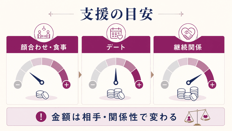 イククルのママ活でやり取りされるお手当・支援の相場