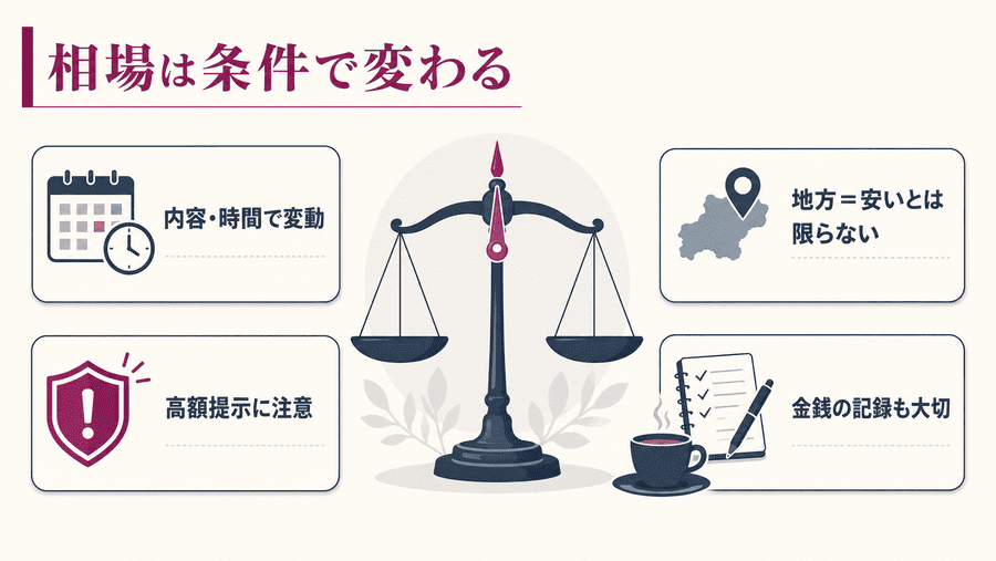 岐阜のママ活ではどのくらいもらえる?相場の考え方