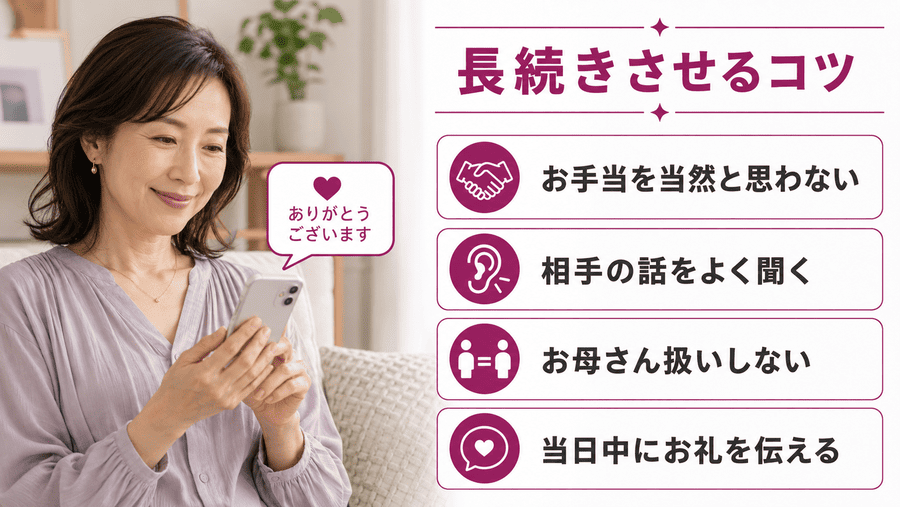 ママ活で長続きさせるためのコツ