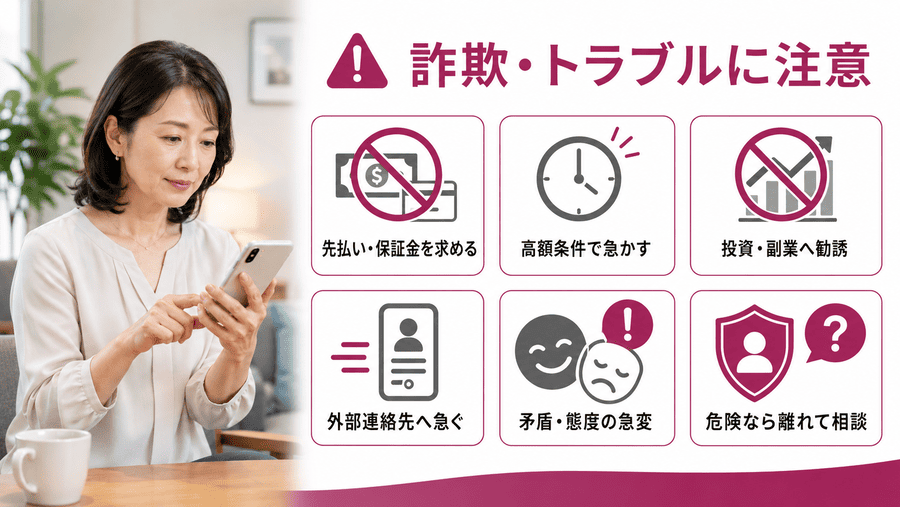 【ママ活の危険性】詐欺の手口とトラブル事例