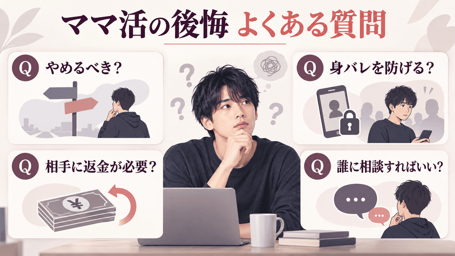 ママ活の後悔に関するよくある質問